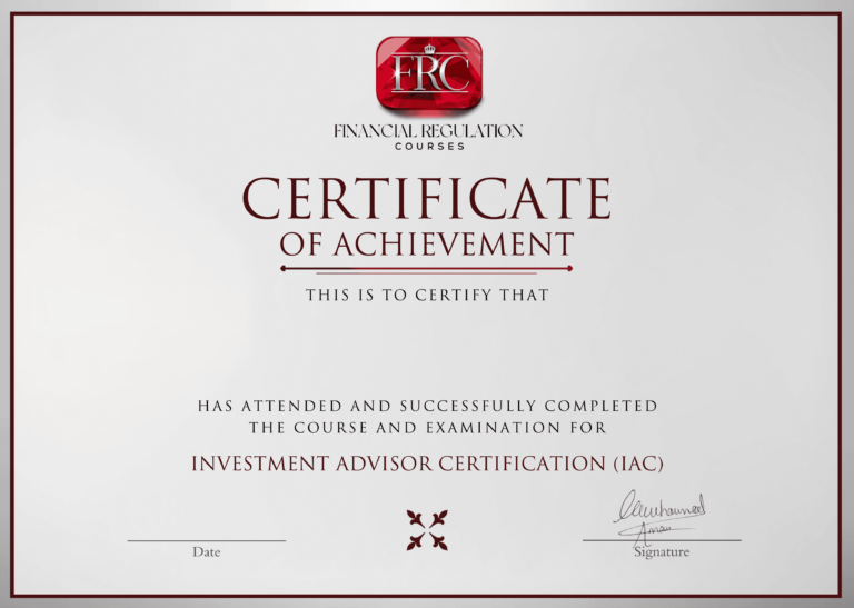 IAC Certificate Image